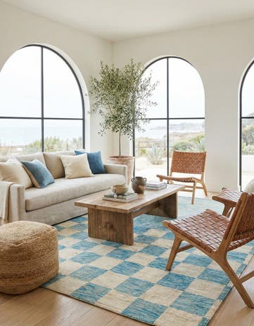6' 9 x 10' Hand Knotted Darya Wool Rug