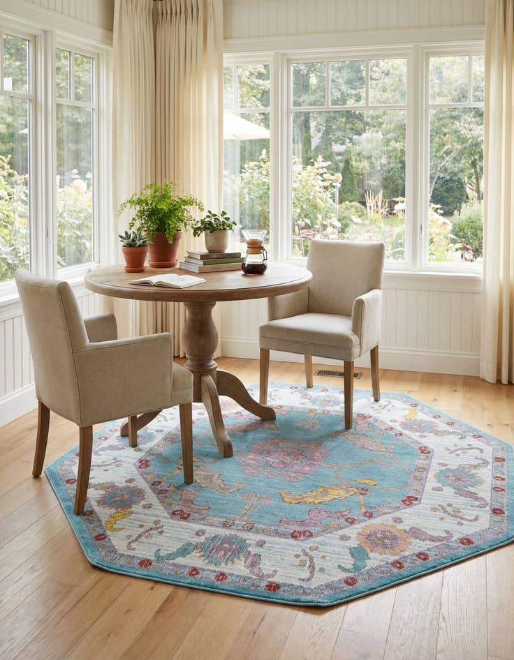 Detail image of  6' x 6' Paragon Octagon Rug