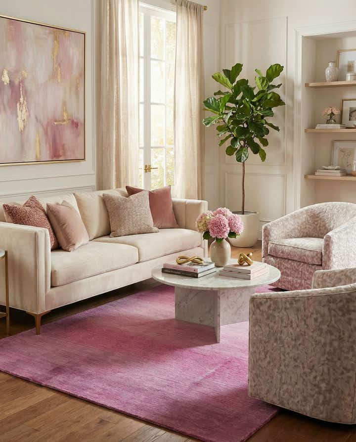 5' 3 x 7' 6 Hand Knotted Darya Wool Rug