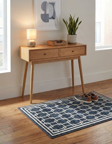 Jill Zarin Navy Blue Metropolitan Uptown Rug