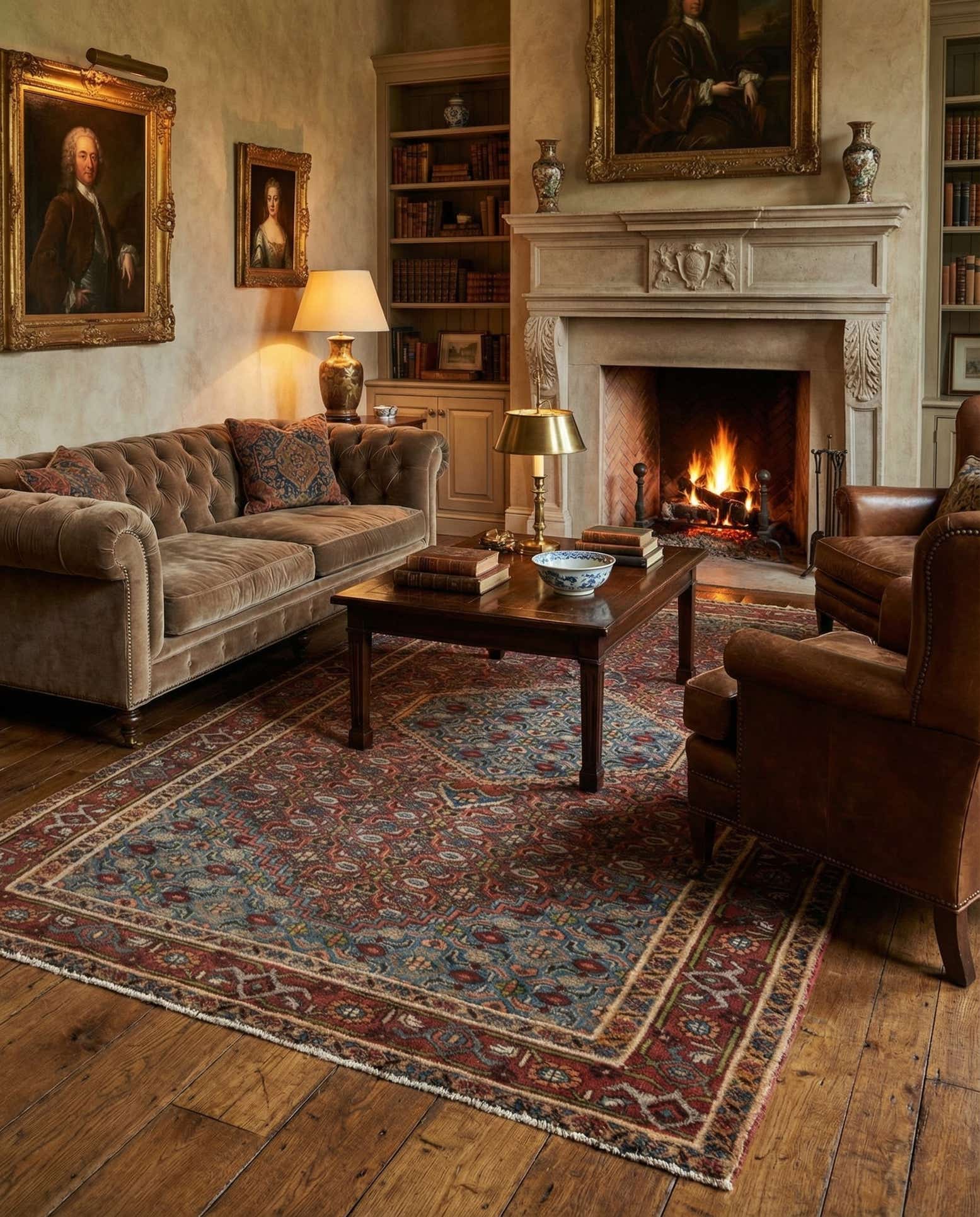 4' 4 x 6' 3 Hamedan Rug