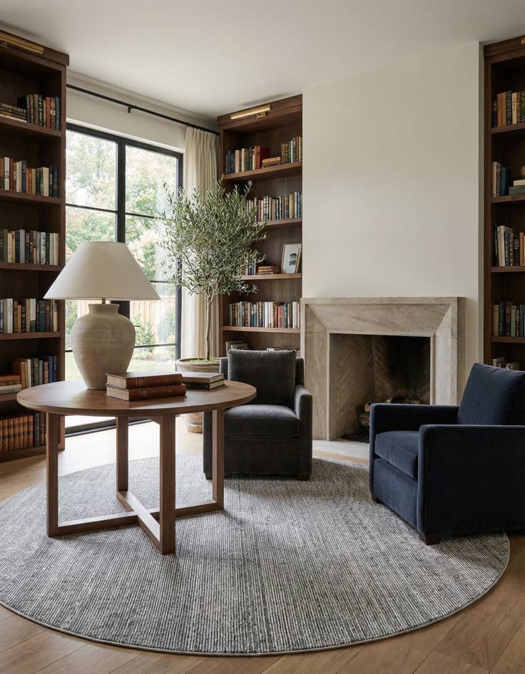 Detail image of 10' x 10' Finsbury Round Rug