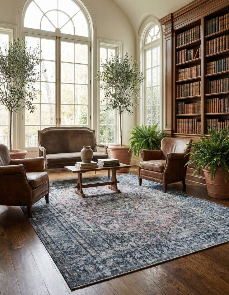 Detail image of 9' 10 x 12' 6 Vintage Royal Wool Rug