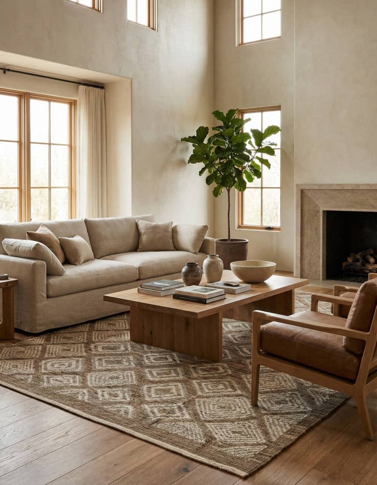 Detail image of 8' 3 x 10' 4 Hand Knotted Darya Wool Rug