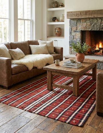 4' 6 x 5' 2 Jajim Square Rug