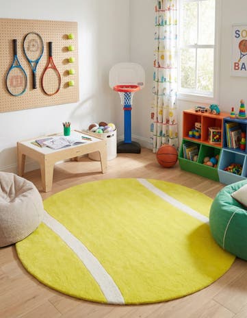 6' 1 x 6' 1 Playtime Kids Wool Freeform Rug