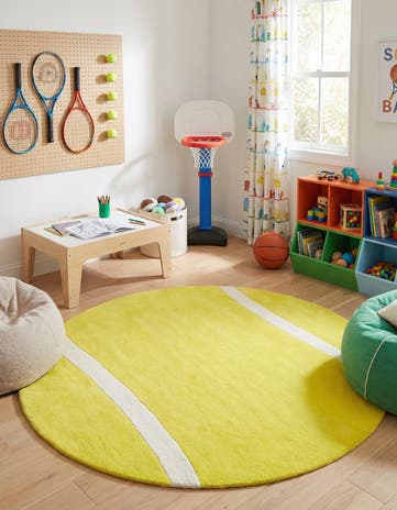 6' 1 x 6' 1 Playtime Kids Wool Freeform Rug