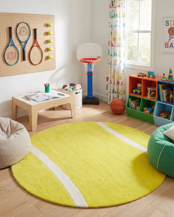 6' 1 x 6' 1 Playtime Kids Wool Freeform Rug