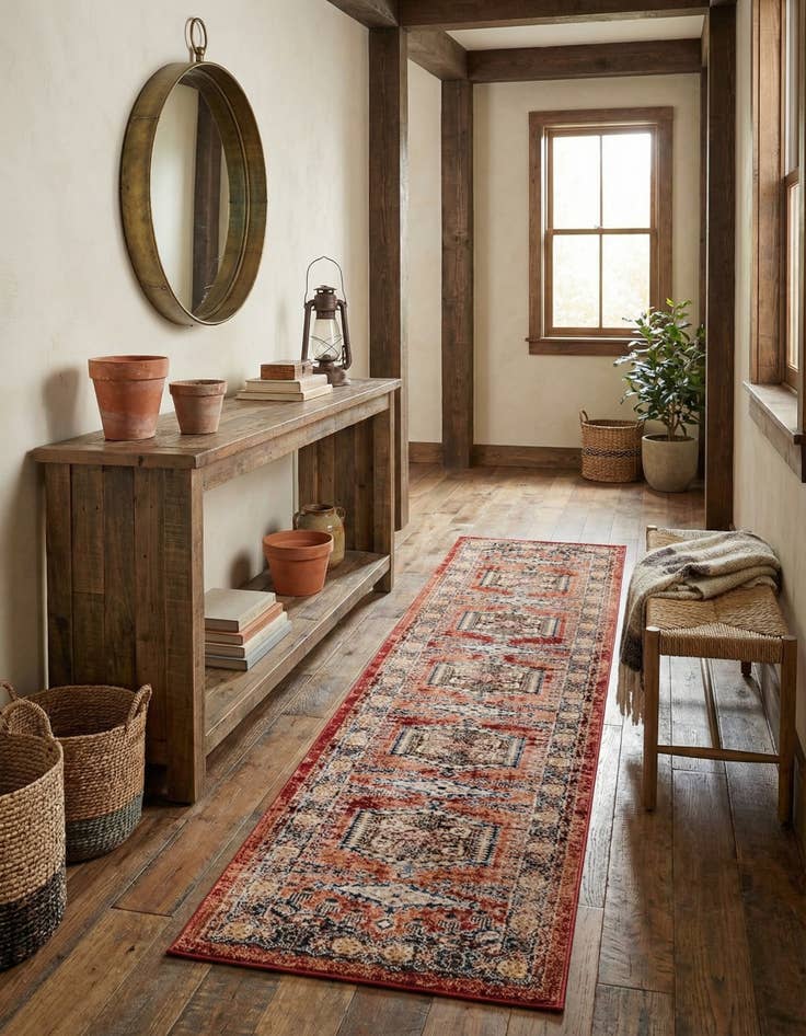 Detail image of 2' 7 x 12' Arcadia Runner Rug