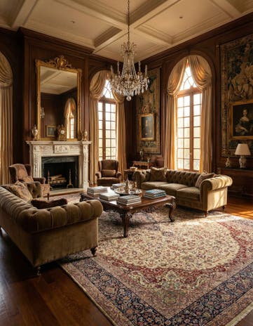 12' 11 x 19' 2 Hand Knotted Kerman Persian Rug