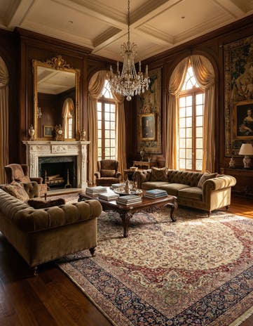 12' 11 x 19' 2 Hand Knotted Kerman Persian Rug