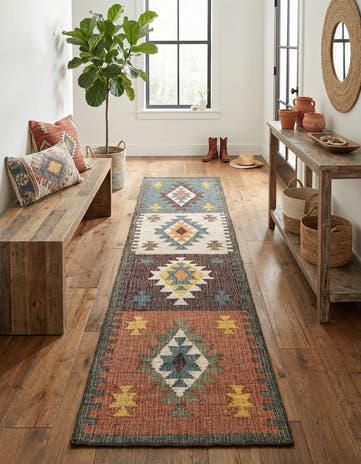 2' 7 x 12' Hand Woven Kala Handwoven Jute Runner Rug