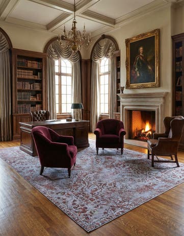 9' 1 x 12' 2 Vintage Royal Wool Rug