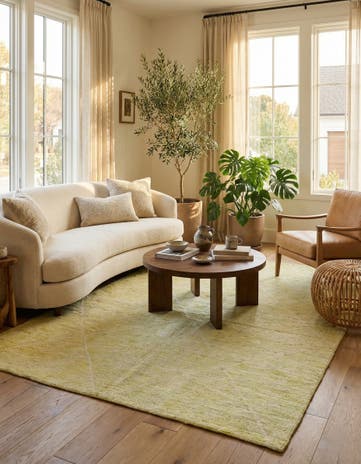 5' 8 x 7' 8 Hand Knotted Moroccan Wool Rug