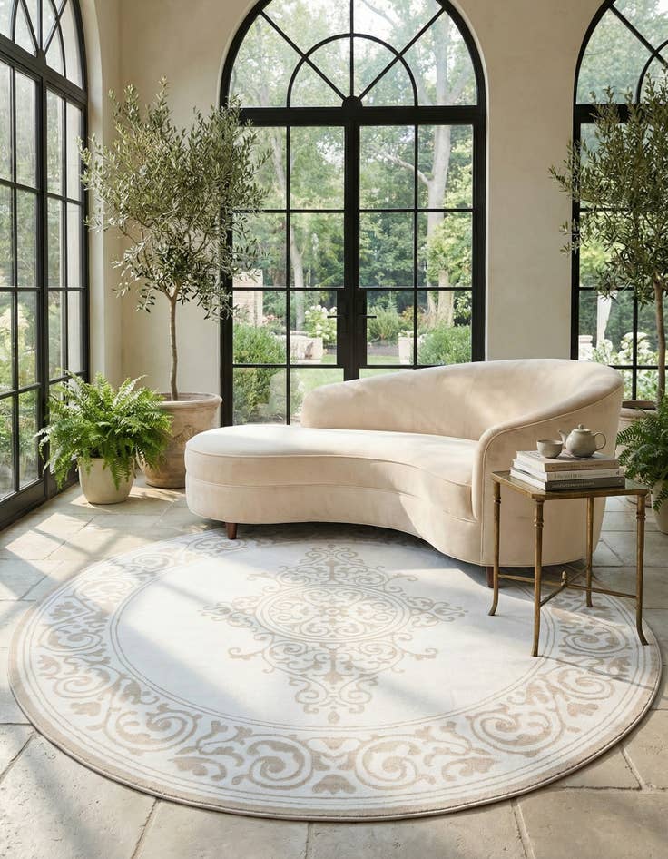 Detail image of 10' 8 x 10' 8 Hermitage Round Rug