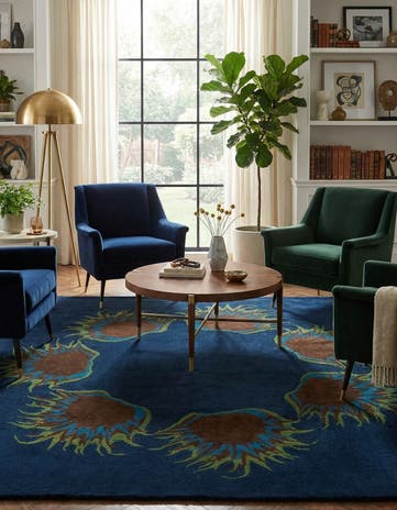 7' 5 x 7' 6 Luna Wool Square Rug