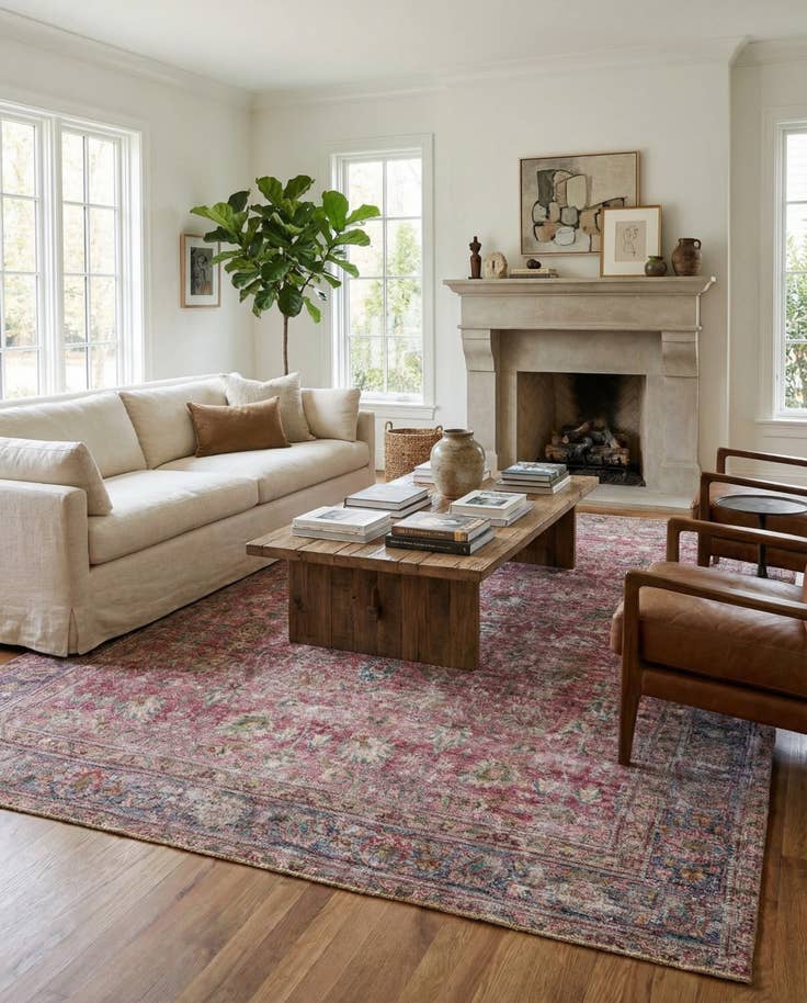 Detail image of 9' 8 x 12' 5 Hand Knotted Ultra Vintage Persian Wool Rug