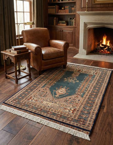 2' 8 x 4' 3 Hand Knotted Bokhara Wool Rug