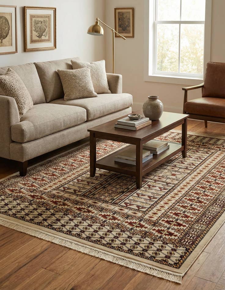 Detail image of 7' x 10' Bokhara Rug