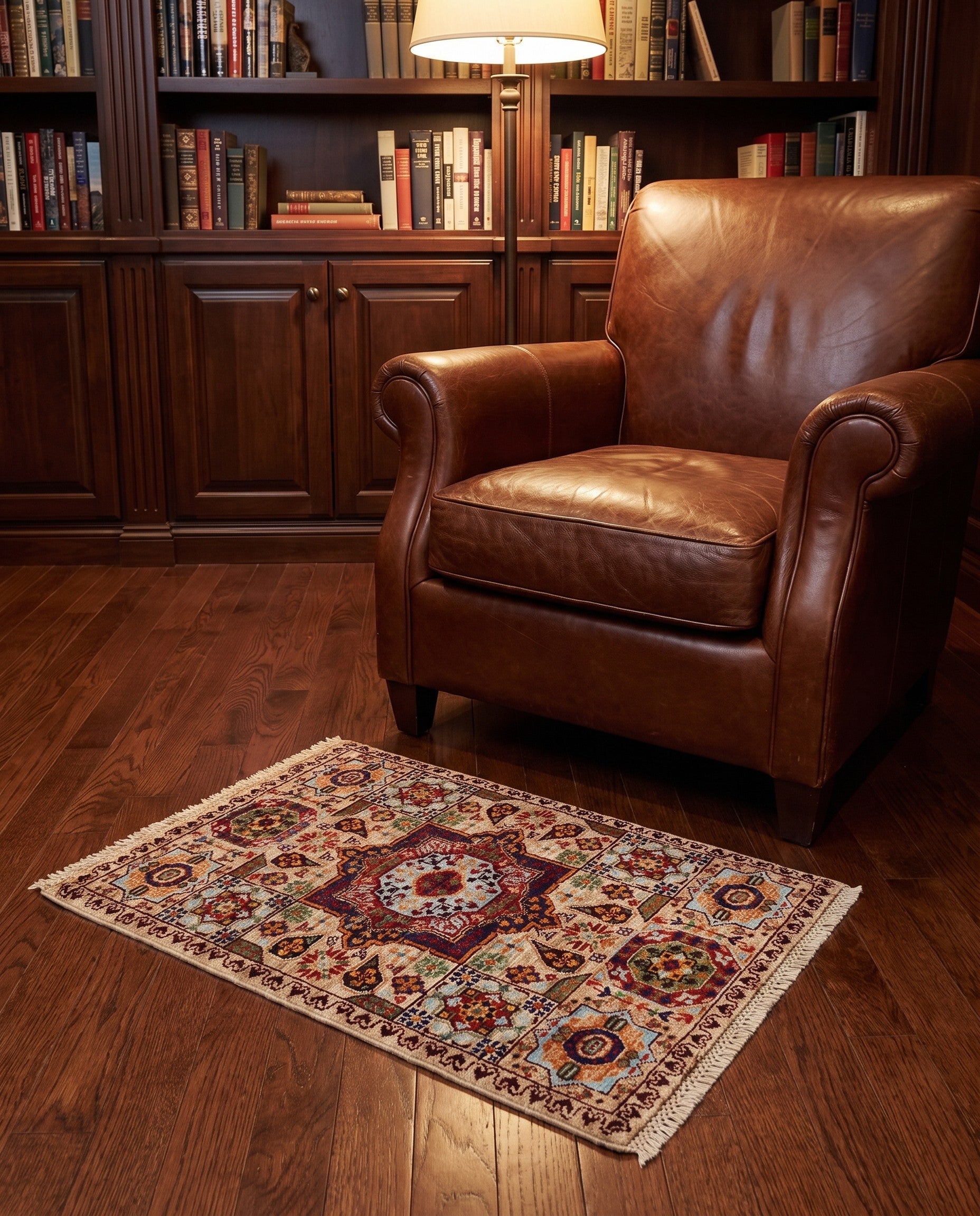 2' x 3' 1 Hand Knotted Mamluk Ziegler Rug