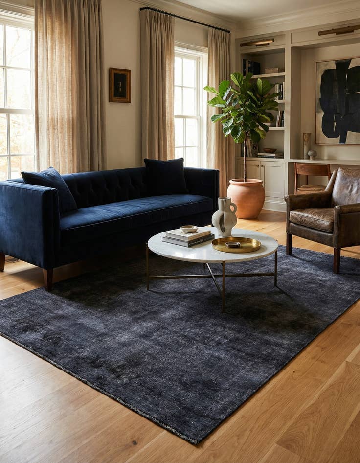 Detail image of 5' 3 x 8' 10 Hand Knotted Ultra Vintage Persian Wool Rug