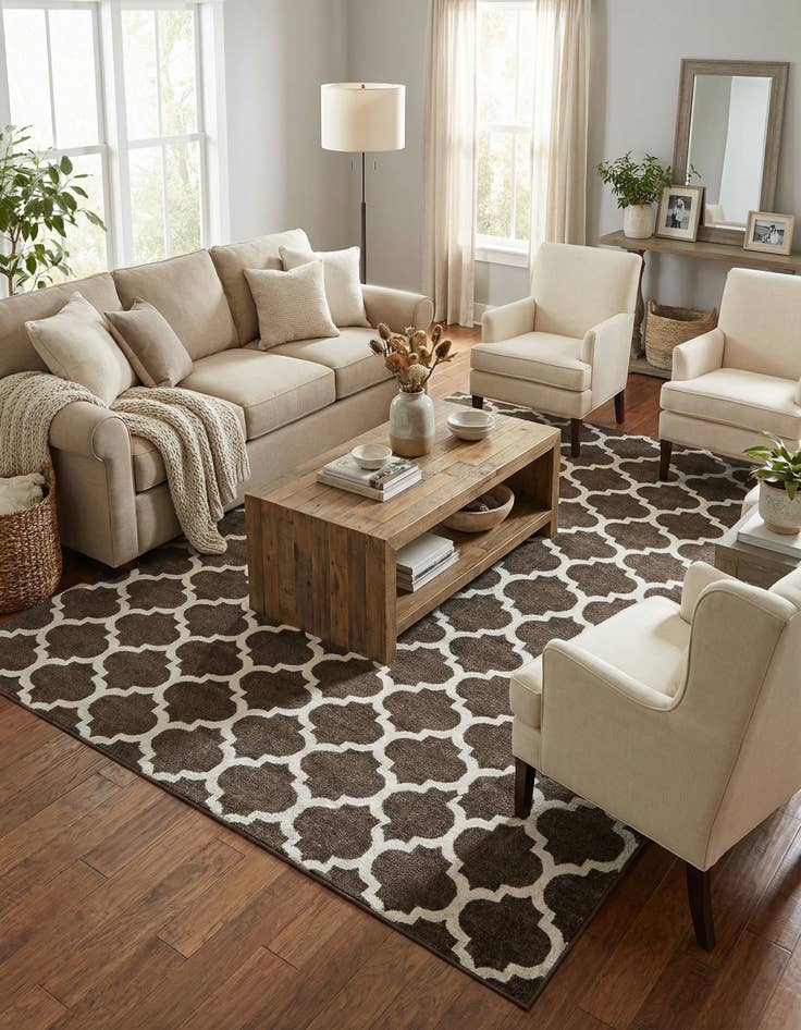 Detail image of  10' x 14' Lattice Rug