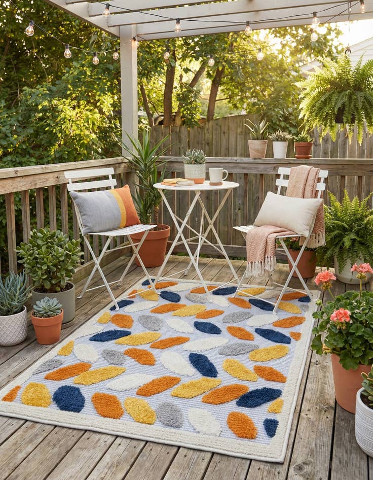 Detail image of 2' x 3'  Washable Aruba Indoor / Outdoor Rug
