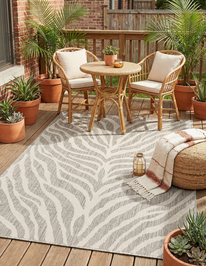 4' x 6' Easy-Clean Safari Indoor / Outdoor...