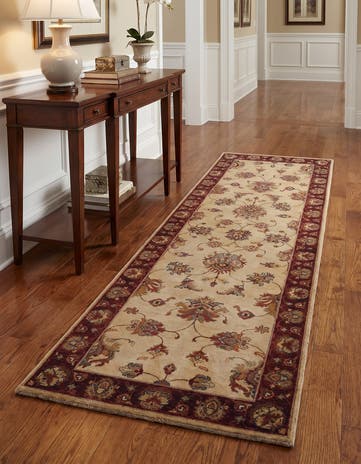 2' 10 x 8' 6 Hand Knotted Pershawar Ziegler Runner Rug