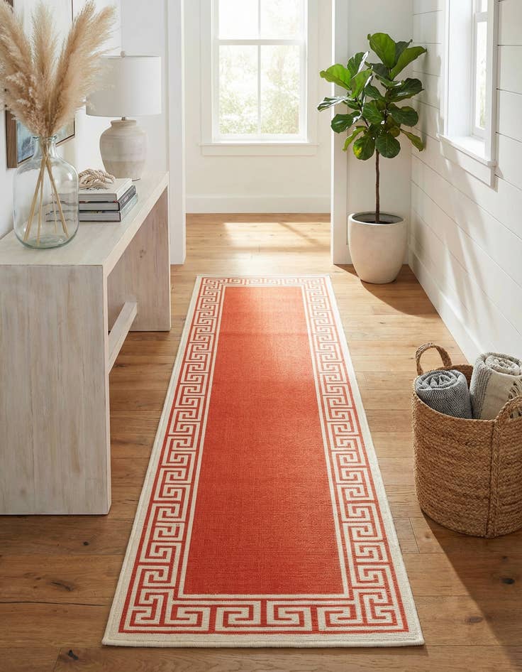 Detail image of  2' x 8'  Washable Coastal Indoor / Outdoor Runner Rug