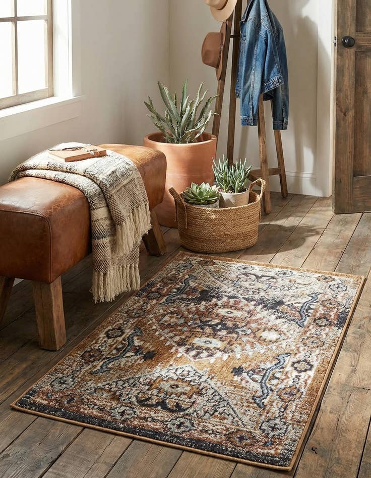 Detail image of 2' x 3' Eco Southwestern Rug