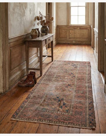 2' 8 x 5' Hand Knotted Ultra Vintage Persian Wool Runner Rug