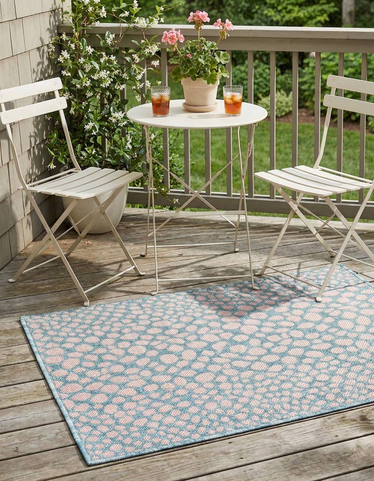 Detail image of 2' x 3'  Washable Jill Zarin Cape Town Indoor / Outdoor Rug
