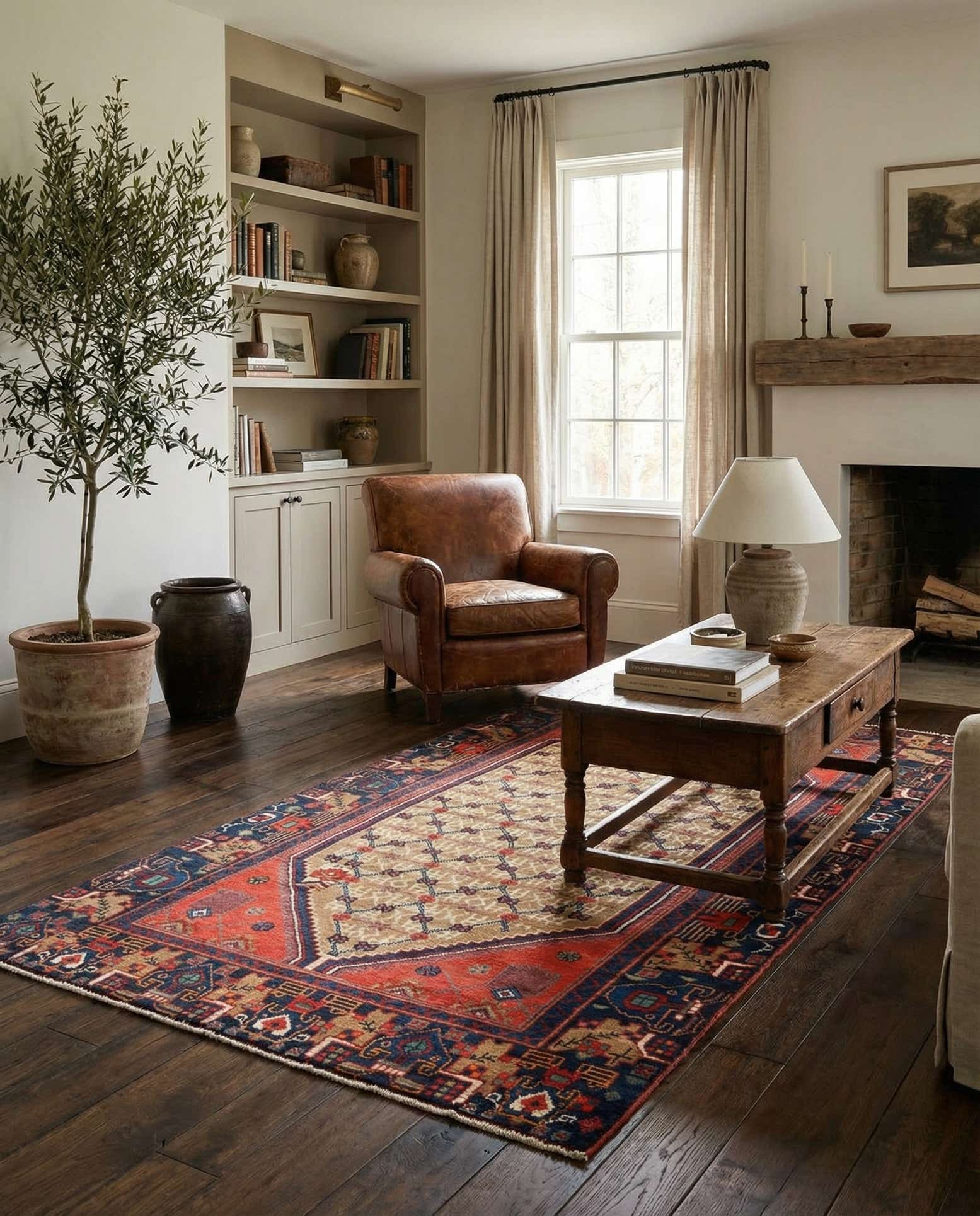 3' 5 x 6' 8 Hamedan Rug