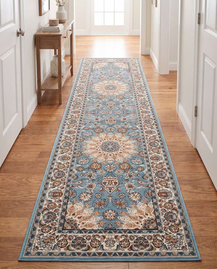 2' 7 x 10' Easy-Clean Traditional Indoor / Outdoor Runner Rug