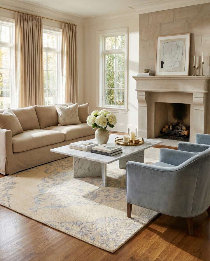 5' x 8' Hand Knotted Darya Rug