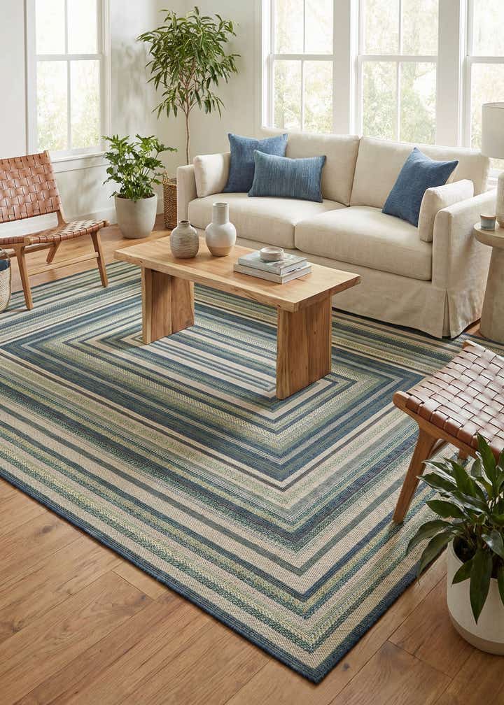 7' 10 x 11' Easy-Clean Baja Indoor / Outdoor Rug