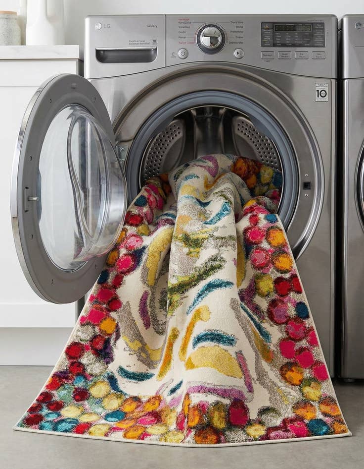 Detail image of  7' 10 x 10'  Washable Vivid Rug