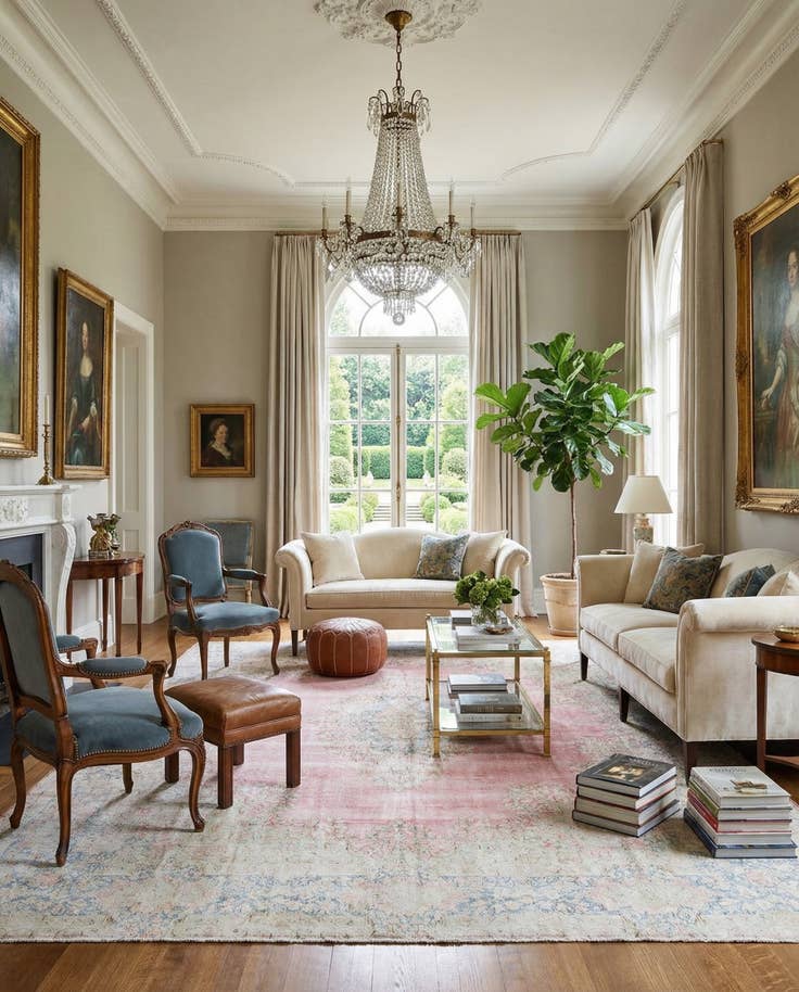 Detail image of 9' 7 x 12' 11 Vintage Royal Wool Rug