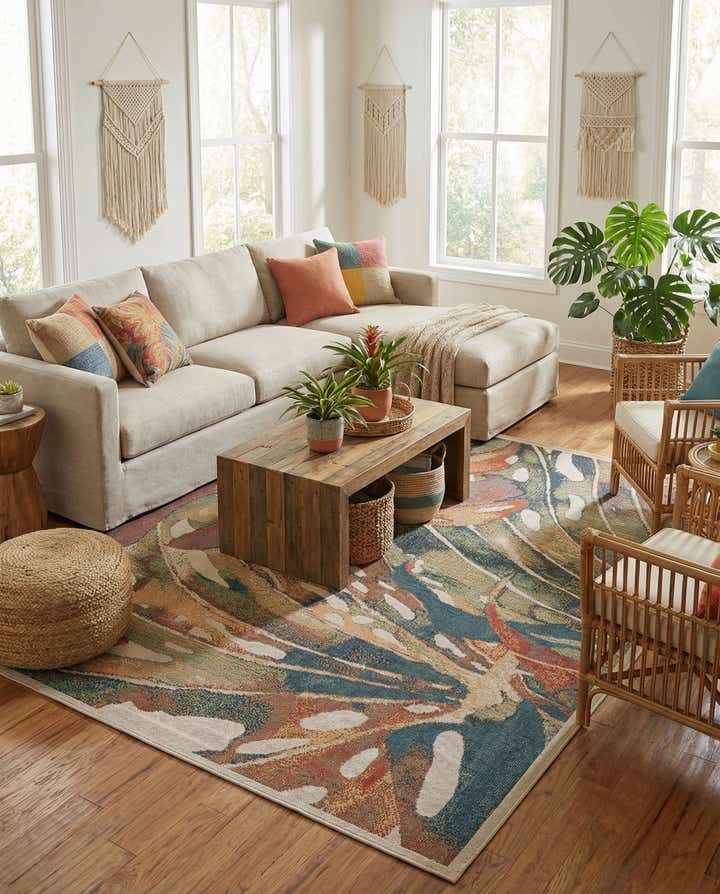9' x 12' Easy-Clean Baja Indoor / Outdoor Rug