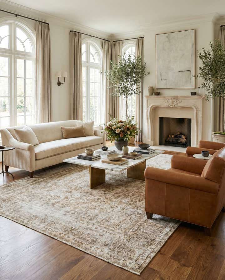 9' 4 x 12' 9 Hand Knotted Ultra Vintage Persian Wool Rug