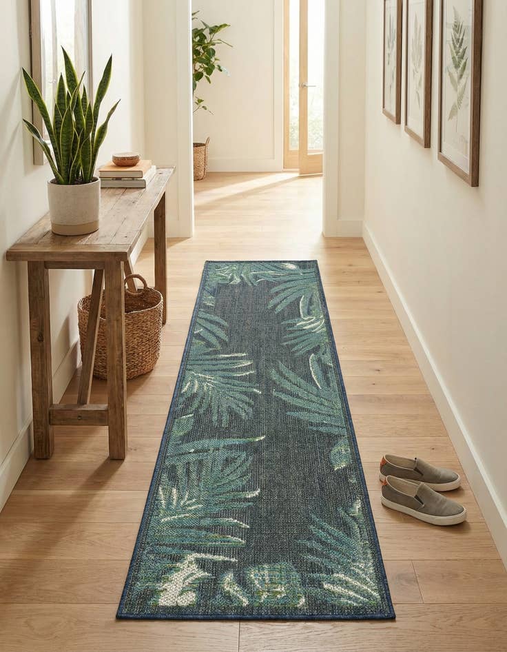 Detail image of 2' x 6'  Washable Baja Indoor / Outdoor Runner Rug