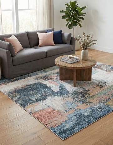 Kamala Washable Square Rug