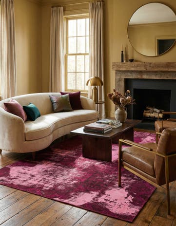 4' 7 x 7' 6 Hand Knotted Ultra Vintage Persian Wool Rug