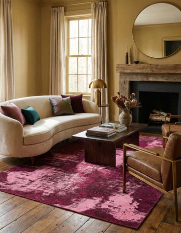 4' 7 x 7' 6 Hand Knotted Ultra Vintage Persian Wool Rug