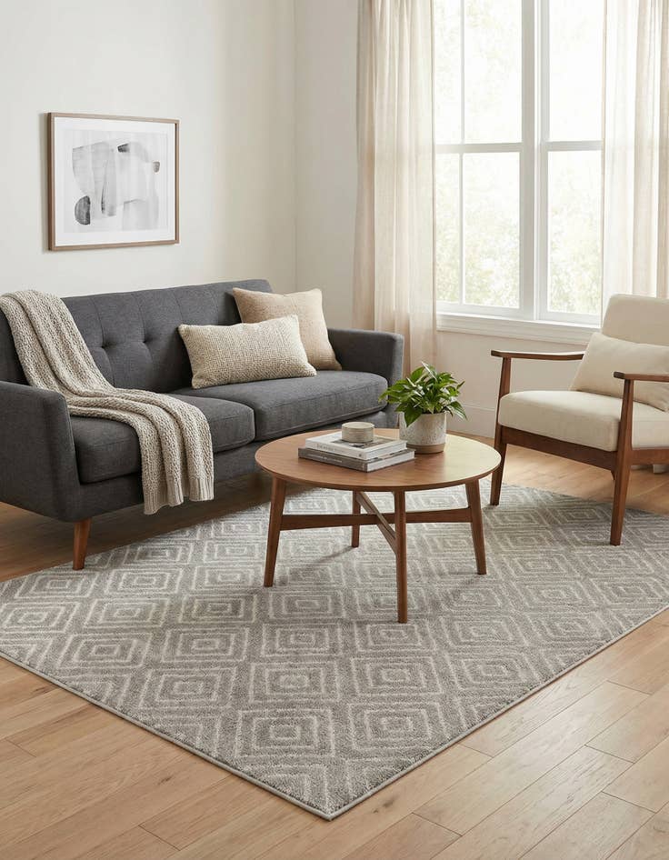 Detail image of 5' x 8' Easy-Clean Sabrina Soto Indoor / Outdoor Rug