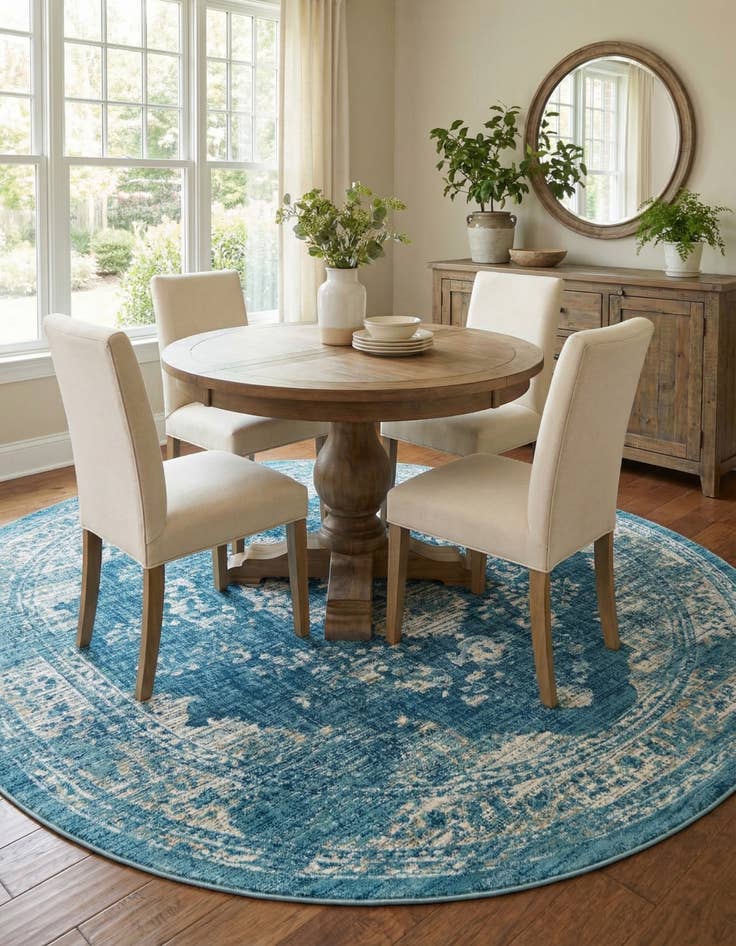 Detail image of 7' 10 x 10' Stockholm Oval Rug