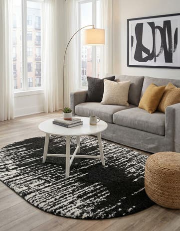 7' 10 x 10' Serenity Shag Oval Rug