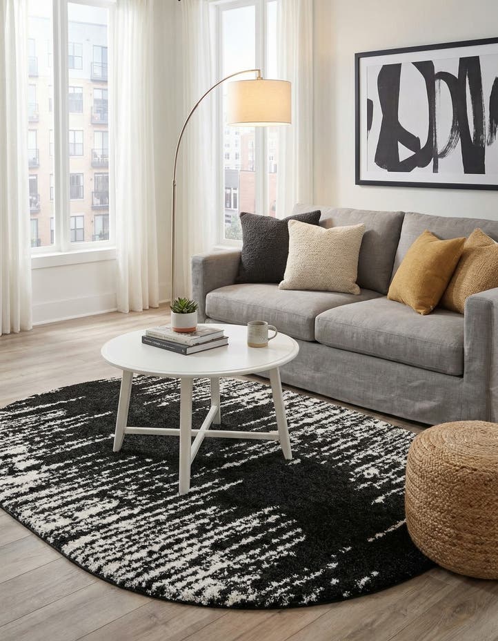 7' 10 x 10' Serenity Shag Oval Rug