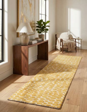 2' 10 x 10' Hand Knotted Darya Wool Runner Rug